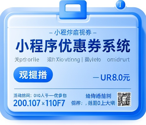 小程序优惠券系统