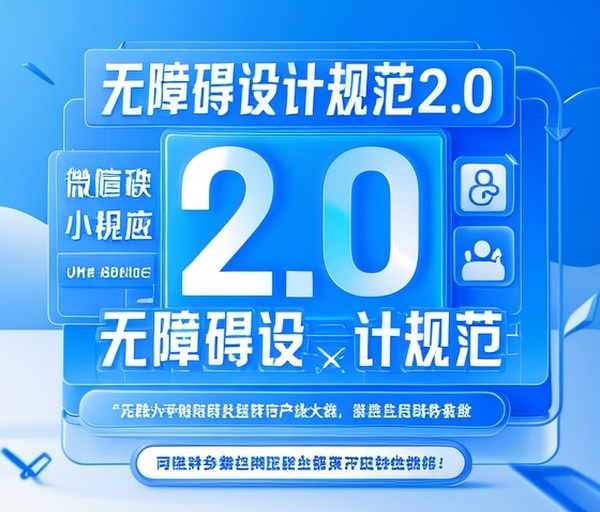 微信小程序上线“无障碍设计规范2.0”推动服务普惠化