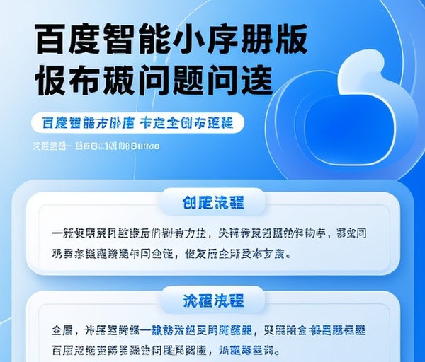 百度智能小程序版本更新发布流程常见问题解答
